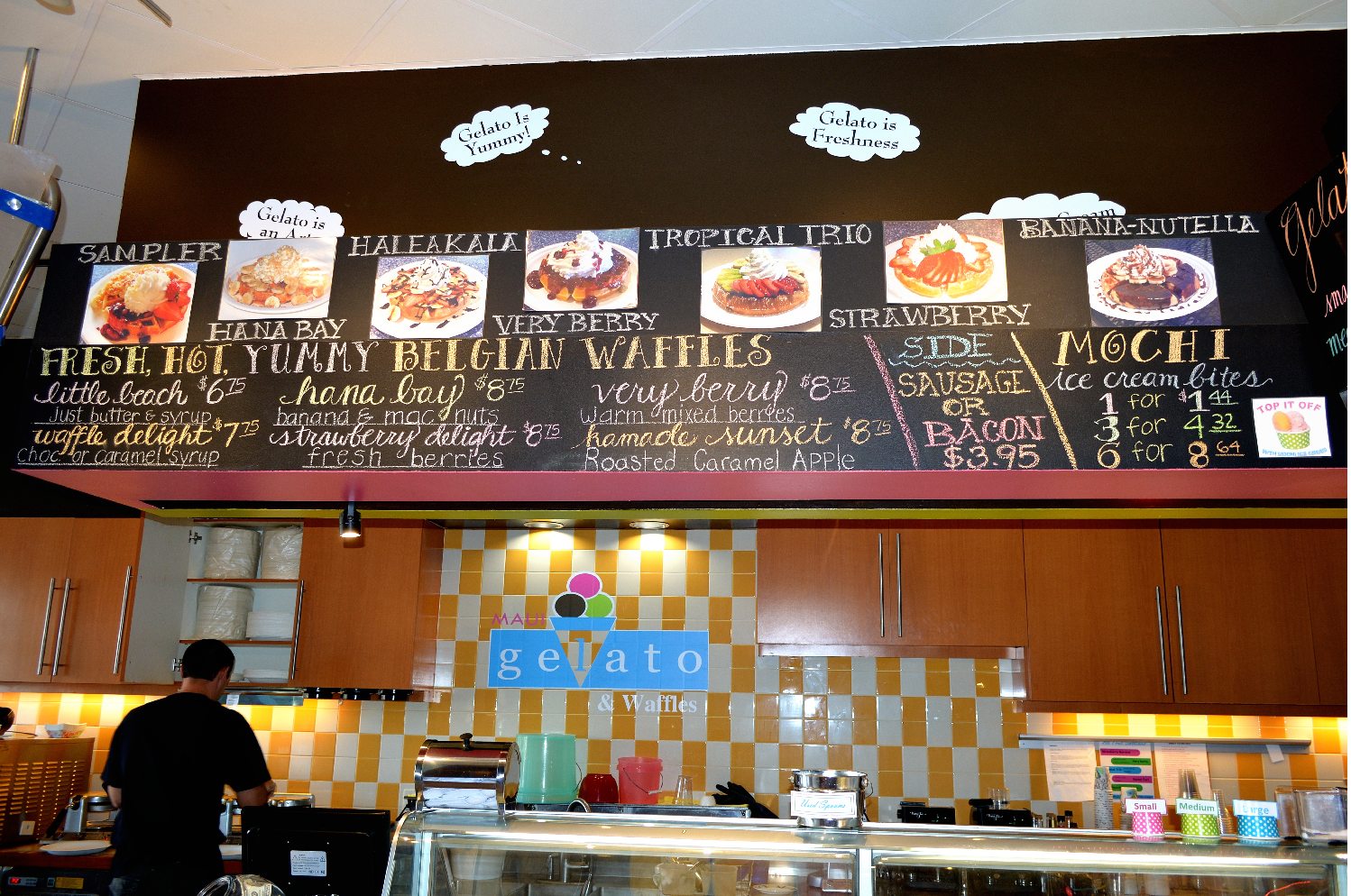 Maui Gelato and Waffles