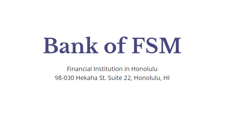 Bank of FSM