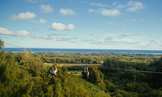 CLIMB Works Keana Farms – Zipline Tour