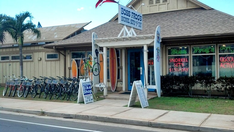 Boss Frog’s Snorkel, Bike & Beach Rentals