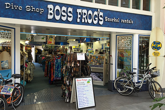 Boss Frog’s Snorkel, Bike & Beach Rentals